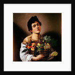 Boy with a Basket of Fruit by Anonymous