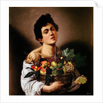 Boy with a Basket of Fruit by Anonymous