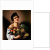 Boy with a Basket of Fruit by Anonymous