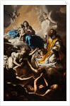 The Virgin, St. Nicholas of Tolentino and the Holy Souls in Purgatory by Anonymous