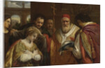 Saint Domitilla Receiving the Veil from Pope Clement I by Anonymous
