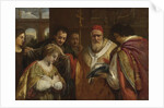 Saint Domitilla Receiving the Veil from Pope Clement I by Anonymous