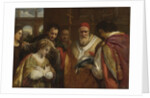 Saint Domitilla Receiving the Veil from Pope Clement I by Anonymous