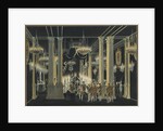 Chapelle Ardente of Charles Ferdinand dArtois, Duke of Berry in Louvre, February 1820 by Anonymous