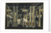 Chapelle Ardente of Charles Ferdinand dArtois, Duke of Berry in Louvre, February 1820 by Anonymous