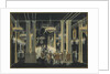 Chapelle Ardente of Charles Ferdinand dArtois, Duke of Berry in Louvre, February 1820 by Anonymous