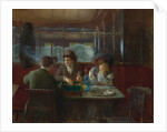 Backgammon at the Café by Anonymous