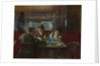 Backgammon at the Café by Anonymous