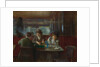 Backgammon at the Café by Anonymous