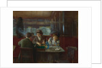Backgammon at the Café by Anonymous