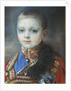 Portrait of the Crown prince Alexander Nikolayevich by Anonymous