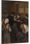 Singing lesson at the village school by Anonymous