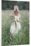 Portrait of the daughter of Vasily Polenov by Anonymous