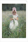 Portrait of the daughter of Vasily Polenov by Anonymous