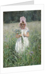 Portrait of the daughter of Vasily Polenov by Anonymous