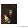 Portrait of a Girl With Doll In Her Hand by Anonymous