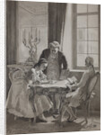 Teaching hour of Empress Catherine II by Anonymous