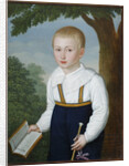 Portrait of Vasily Engelhardt as child, with a book of Plutarch by Anonymous