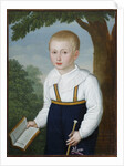 Portrait of Vasily Engelhardt as child, with a book of Plutarch by Anonymous
