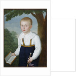Portrait of Vasily Engelhardt as child, with a book of Plutarch by Anonymous