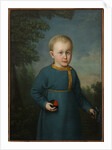 Portrait of Vasily Engelhardt as child, with Ball by Anonymous
