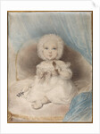 Portrait of a child with a Lorgnette by Anonymous