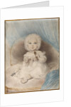 Portrait of a child with a Lorgnette by Anonymous