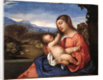 Madonna and Child in a Landscape by Anonymous