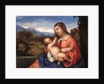 Madonna and Child in a Landscape by Anonymous
