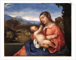 Madonna and Child in a Landscape by Anonymous