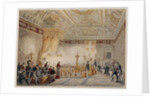 Chapelle Ardente of Louis XVIII at the throne room of the Tuileries on September 1824 by Anonymous