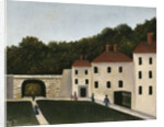 Walkers in a park by Anonymous