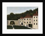Walkers in a park by Anonymous