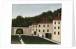 Walkers in a park by Anonymous