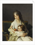 Portrait of Madame Boyer-Fonfrède with son by Anonymous