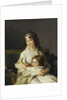 Portrait of Madame Boyer-Fonfrède with son by Anonymous