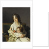 Portrait of Madame Boyer-Fonfrède with son by Anonymous