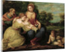 The Holy Family with Saints Catherine and John the Baptist by Anonymous
