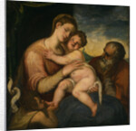 The Holy Family with John the Baptist by Anonymous