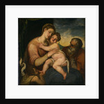 The Holy Family with John the Baptist by Anonymous