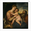 The Holy Family with John the Baptist by Anonymous
