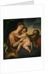The Holy Family with John the Baptist by Anonymous