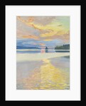 Sunset over Lake Ruovesi by Anonymous
