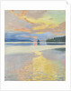 Sunset over Lake Ruovesi by Anonymous