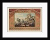 Curtain design for the Bolshoi Theatre by Anonymous