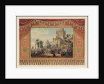 Curtain design for the Bolshoi Theatre by Anonymous