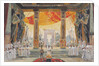 Stage design for the opera Salammbô by Modest Mussorgsky by Anonymous