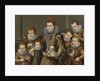 Portrait of Bianca degli Utili Maselli with her six children by Anonymous