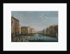 View of the Grand Canal from the Palazzo Balbi looking toward the Rialto Bridge with a Regatta by Anonymous