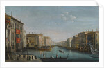 View of the Grand Canal from the Palazzo Balbi looking toward the Rialto Bridge with a Regatta by Anonymous